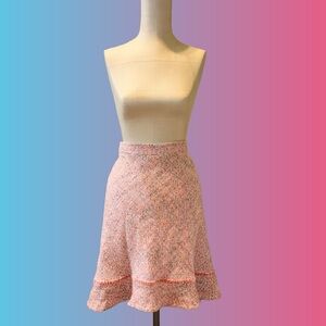 GAP Pink A-Line Tweed Skirt